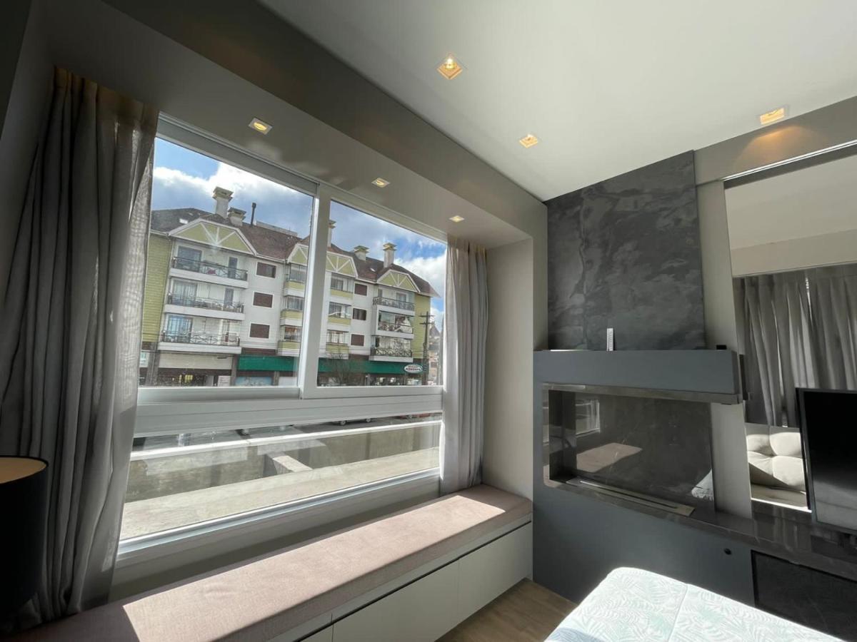 Loft Novo Aconchegante A 500M Da Rua Coberta Gramado Exterior foto