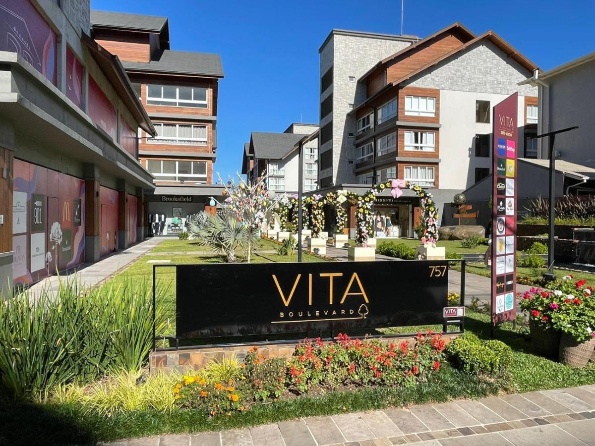 Loft Novo Aconchegante A 500M Da Rua Coberta Gramado Exterior foto
