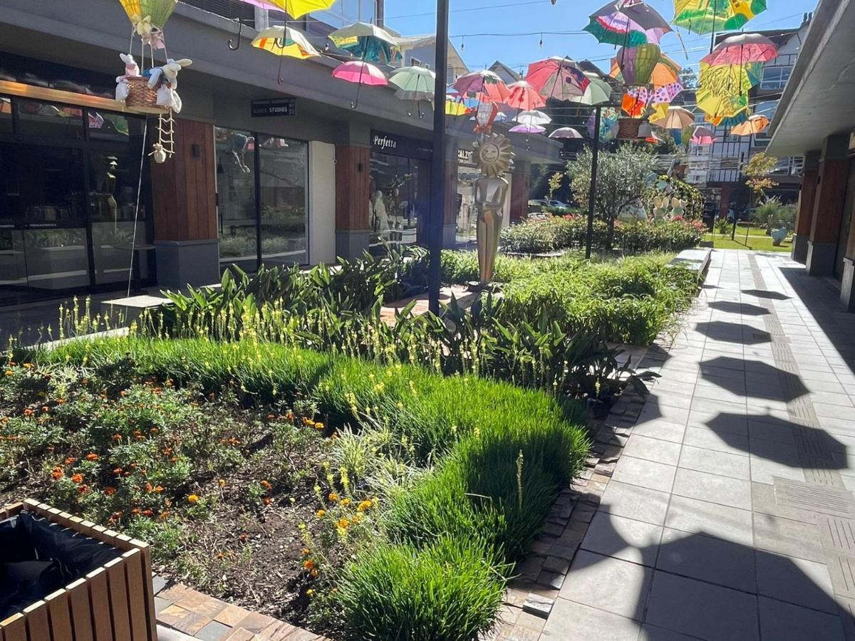 Loft Novo Aconchegante A 500M Da Rua Coberta Gramado Exterior foto