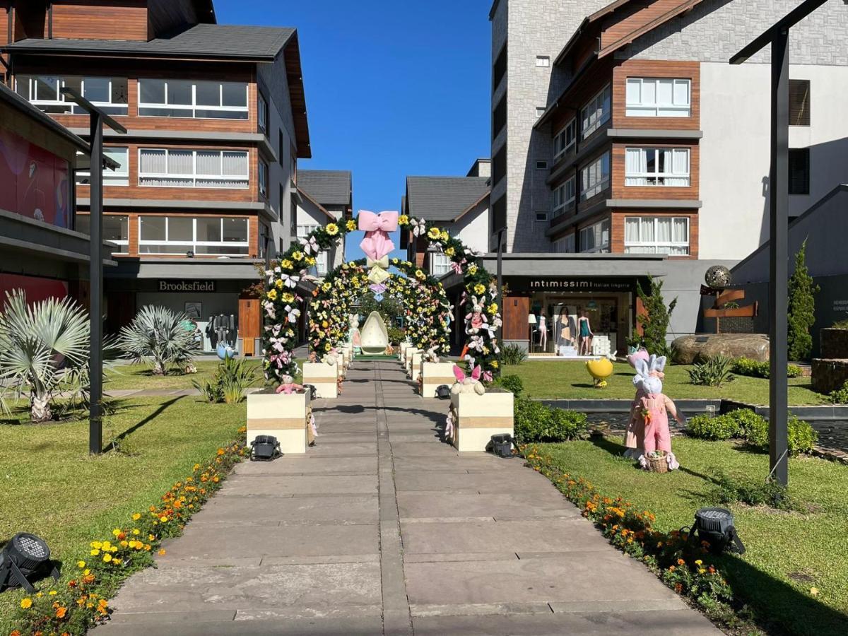 Loft Novo Aconchegante A 500M Da Rua Coberta Gramado Exterior foto